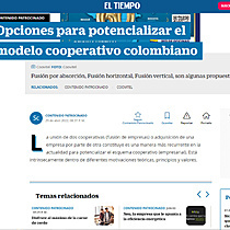 Opciones para potencializar el modelo cooperativo colombiano